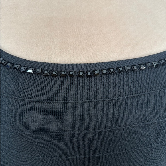 Heidi Weisel Chic Long Sleeve Black Dress - Picture 7 of 8